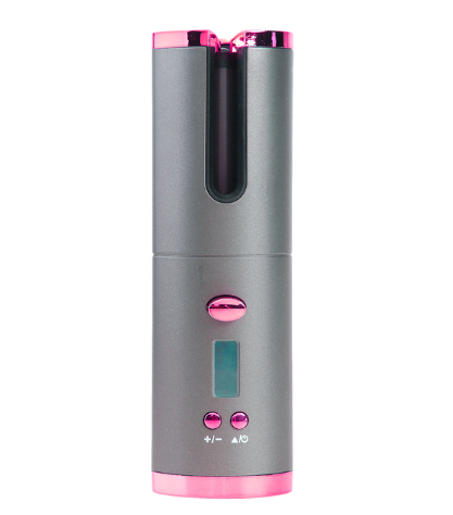 Cordless automatic rotating hair curler