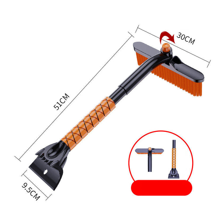 Hendrano™ Extendable Snow Brush and Ice Scraper with Swivel Head