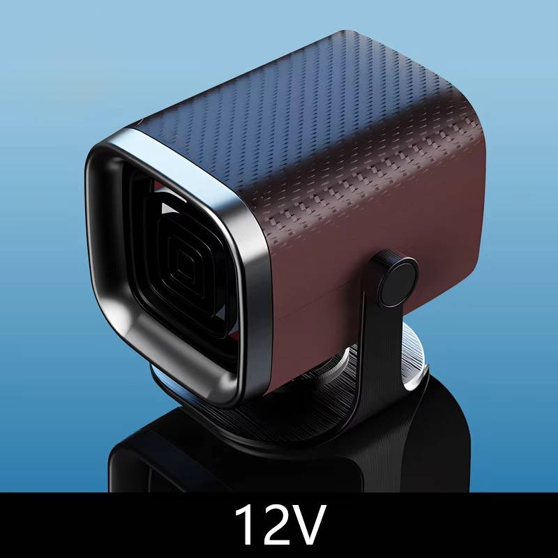 12V/24V Ceramic Car Heater &amp; Windshield Defroster, 360° Rotating