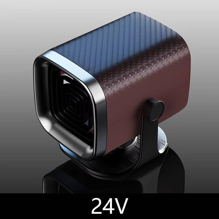 12V/24V Ceramic Car Heater &amp; Windshield Defroster, 360° Rotating