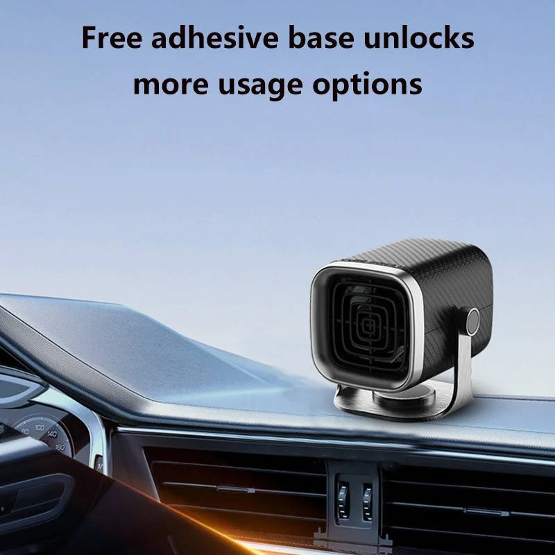 12V/24V Ceramic Car Heater &amp; Windshield Defroster, 360° Rotating