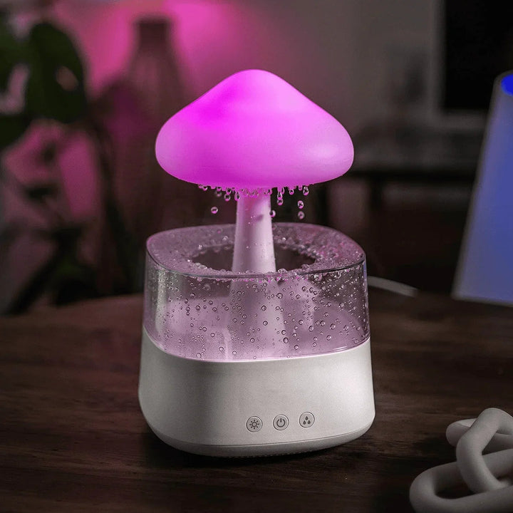 Hendrano™ Rain Cloud Humidifier with Soothing Rain Sounds &amp; Color Light