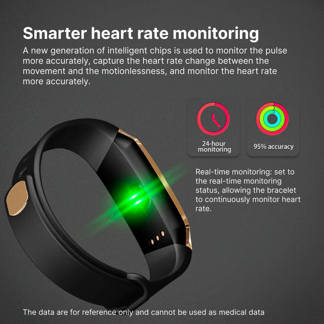 Fitness Smartwatch with Sleep, Heart Rate and Step Tracking