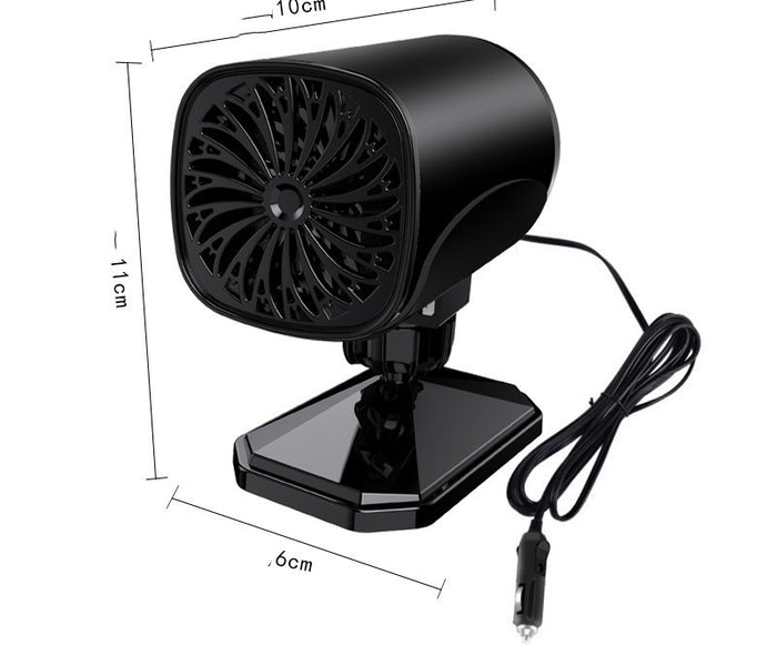 Hendrano 12V Car Heater and Windshield Defroster with Swivel Stand