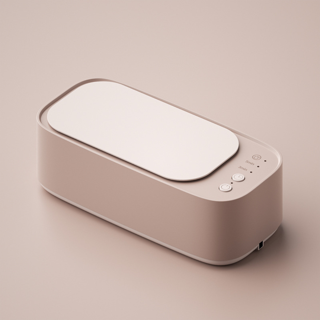 Ultrasonic Jewelry and Eyeglass Cleaner with Auto Shut-Off