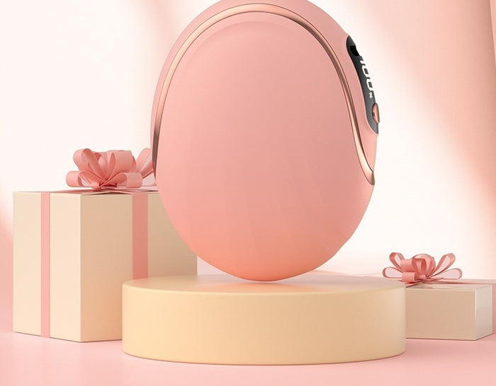 Hendrano Egg-Shaped Rechargeable Hand Warmer with Display