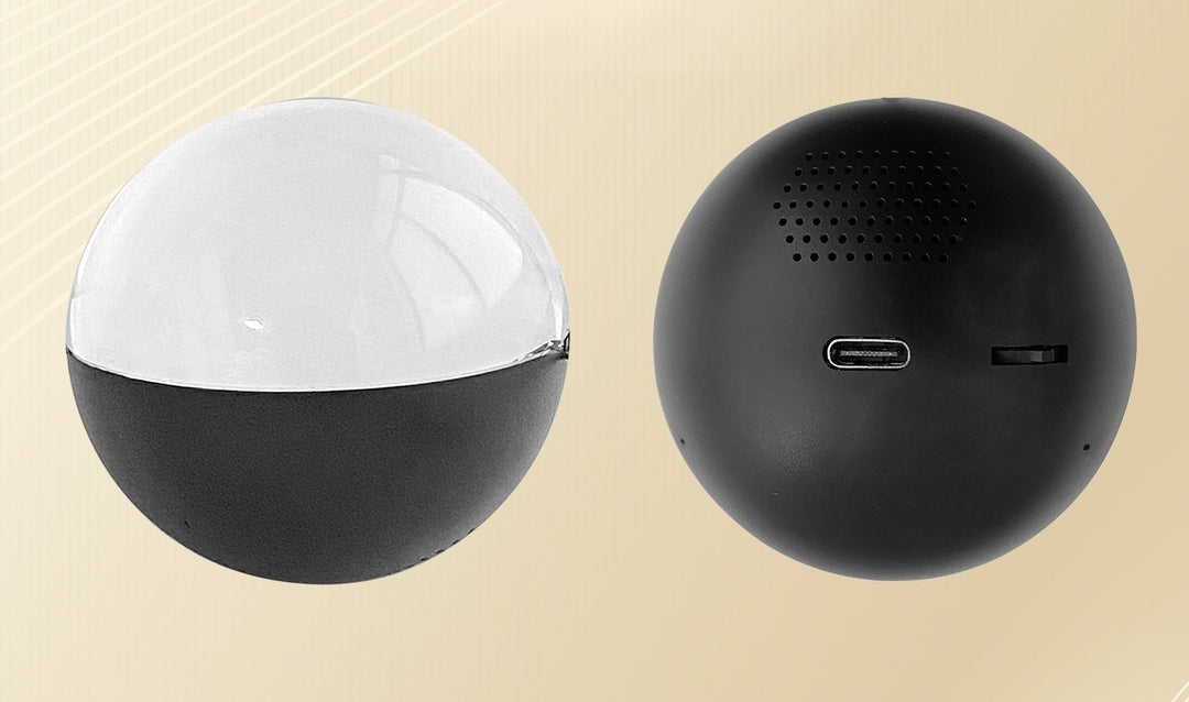 Crystal ball video player with photo