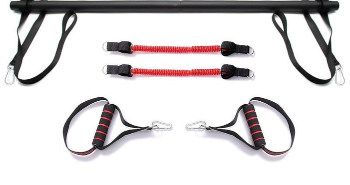 Hendrano Pilates Bar Kit with Resistance Bands and Foot Straps