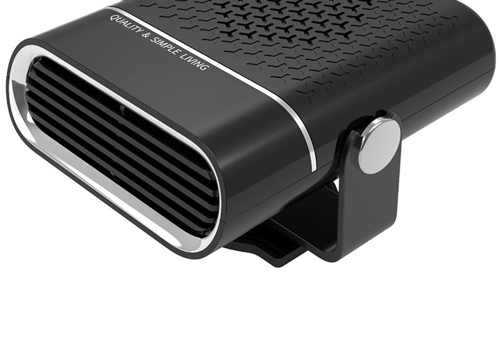 Compact car heater and windshield defroster