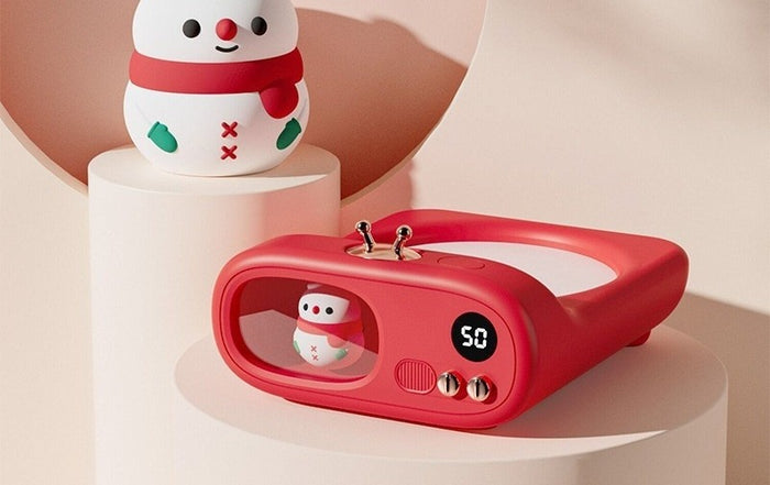 Hendrano Cute TV Mug Warmer with Character Figure and Night Light