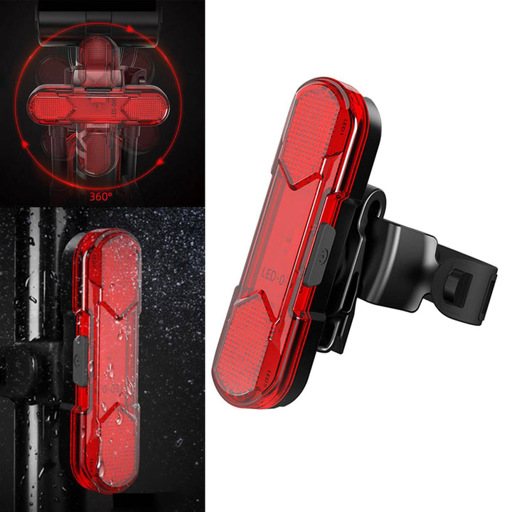 Hendrano™ 1000 Lumen Rechargeable Bike Headlight and Taillight Set
