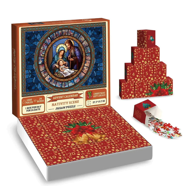 Christmas Jigsaw Puzzles Advent Calendar  - Christmas Gift