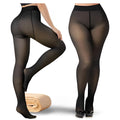 Hendrano™ Sheer-Look Fleece-Lined Tights to Keep Legs Warm in Winter