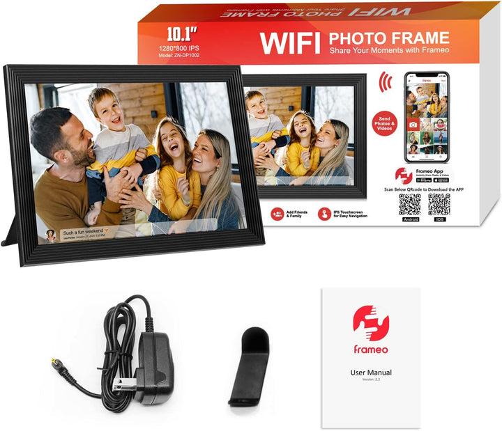 10.1" Wi-Fi Digital Picture Frame with Video and App Sharing