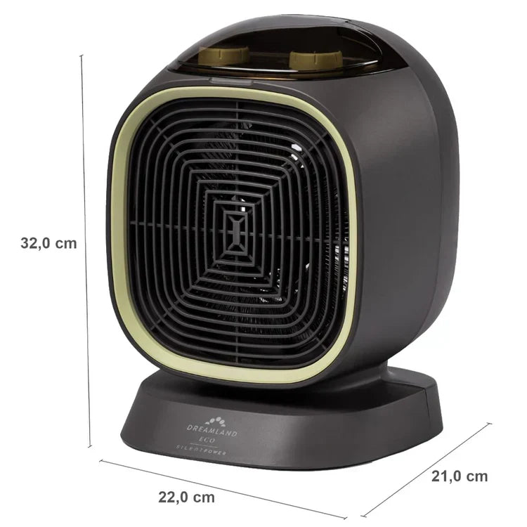 Hendrano™ Quiet Low-Energy Fan Heater, Bathroom Safe