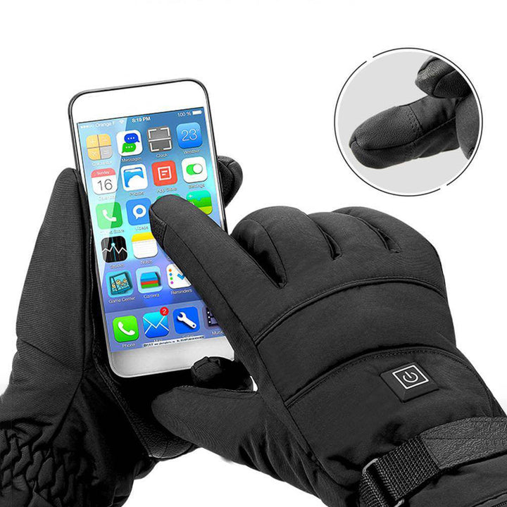 Hendrano™ Waterproof Heated Gloves with 3 Heat Levels and Touchscreen