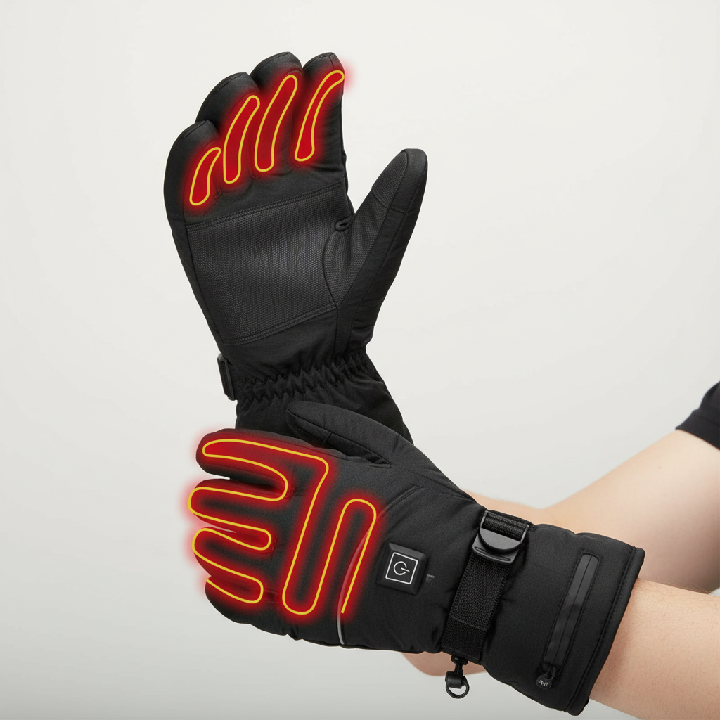 Hendrano™ Waterproof Heated Gloves with 3 Heat Levels and Touchscreen