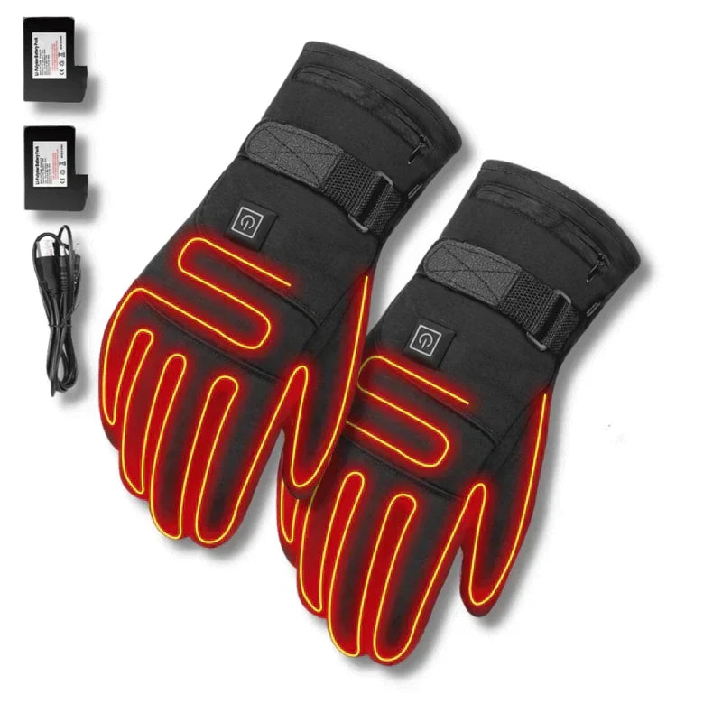 Hendrano™ Waterproof Heated Gloves with 3 Heat Levels and Touchscreen