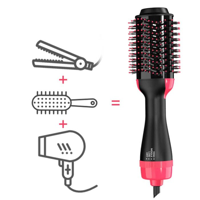 Ceramic Hot Air Brush for Volume and a Smooth Salon Blowout