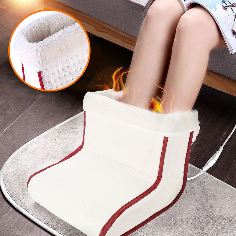Hendrano™ Electric Foot Warmer with Fluffy Lining &amp; Adjustable Heat