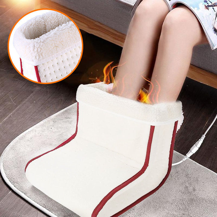 Hendrano™ Electric Foot Warmer with Fluffy Lining &amp; Adjustable Heat