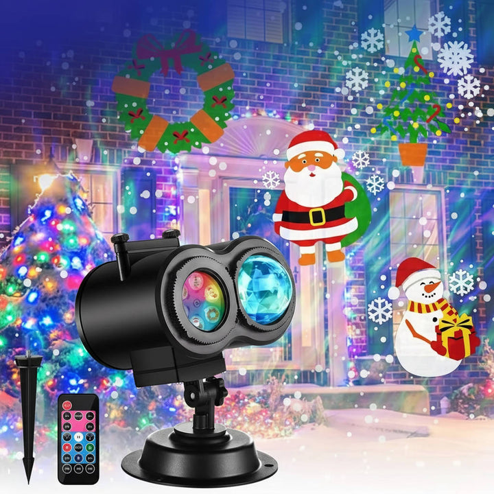 Christmas Projector Light with 16 Slides and Remote