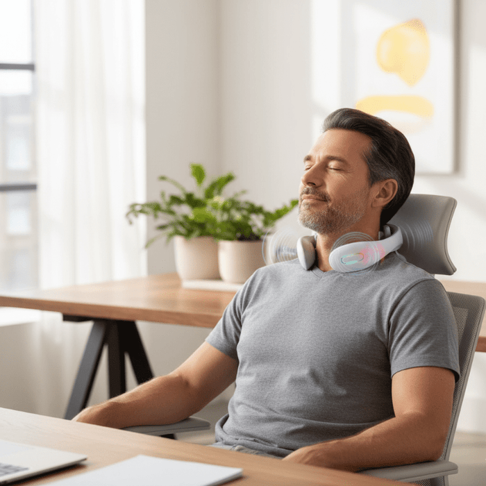Hendrano™ Cordless Heated Neck Massager with 8 Techniques