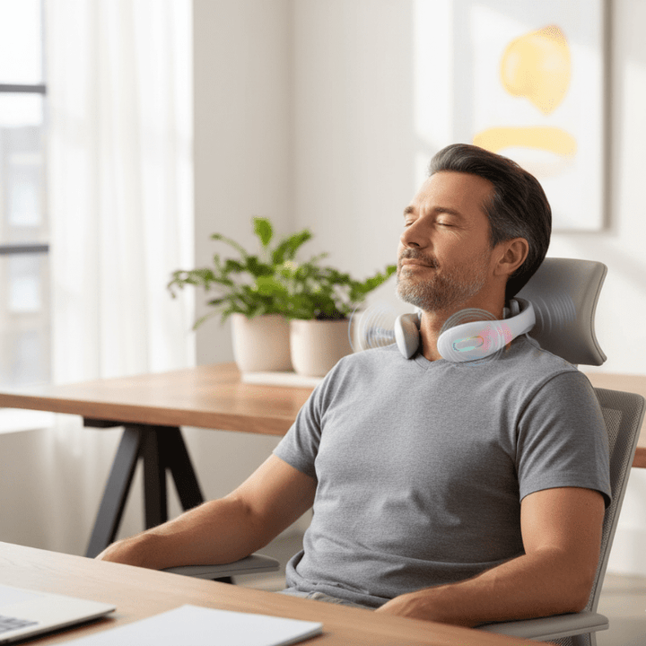 Hendrano™ Cordless Heated Neck Massager with 8 Techniques