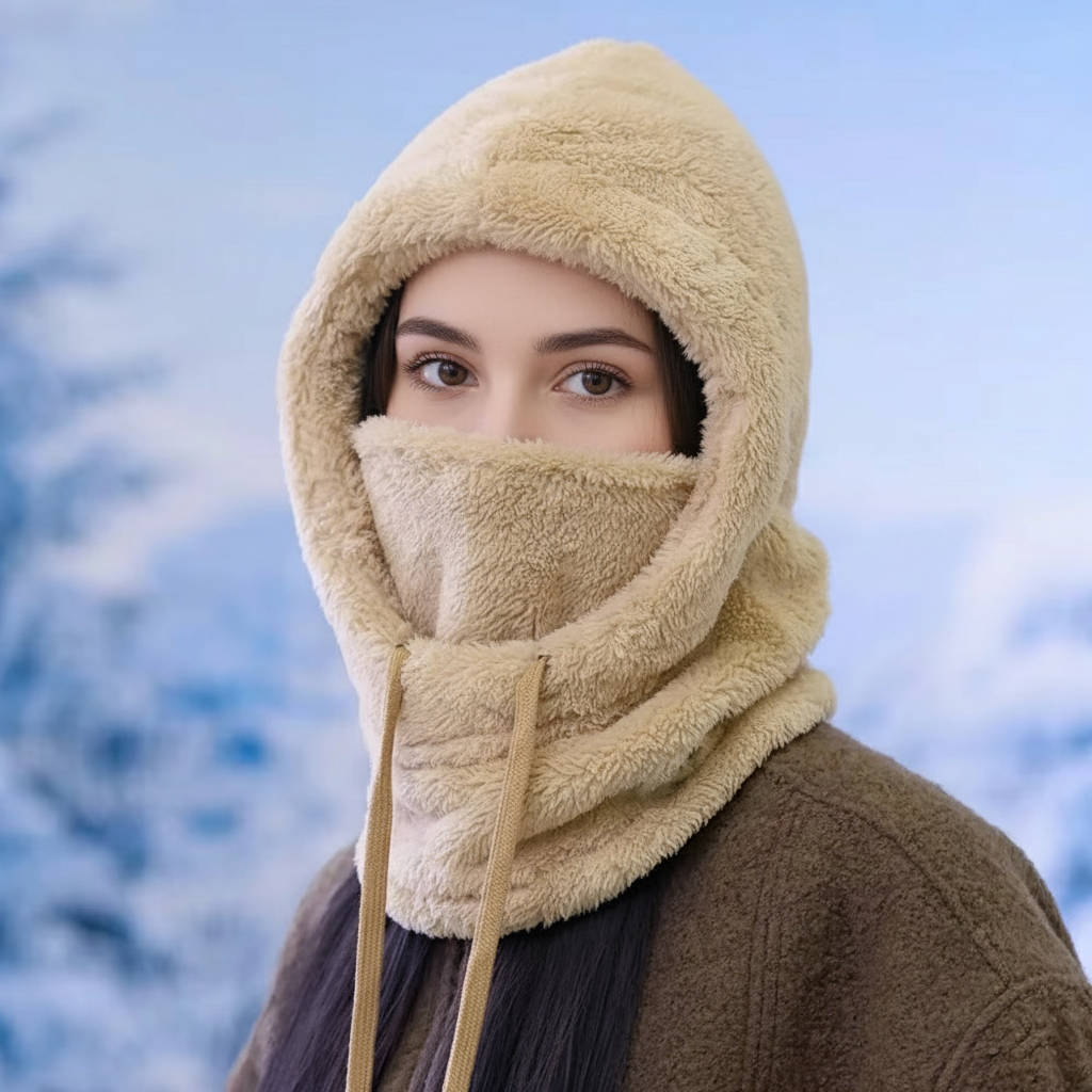 Hendrano™ Polar Fleece Balaclava Hood with Dual Drawstrings