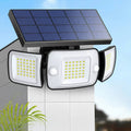 Hendrano™ Solar Flood Light with Motion Sensor and 3 Adjustable Light Heads