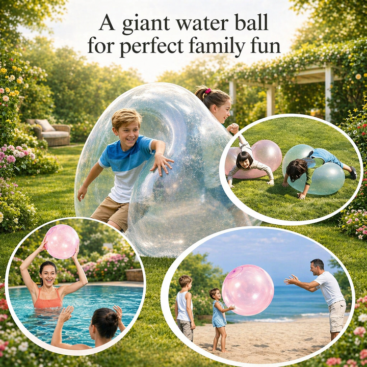 Jumbo Inflatable Play Ball for Kids – Reusable Outdoor Fun