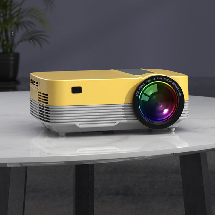 Mini HD Projector with Tripod and Built-In Speakers