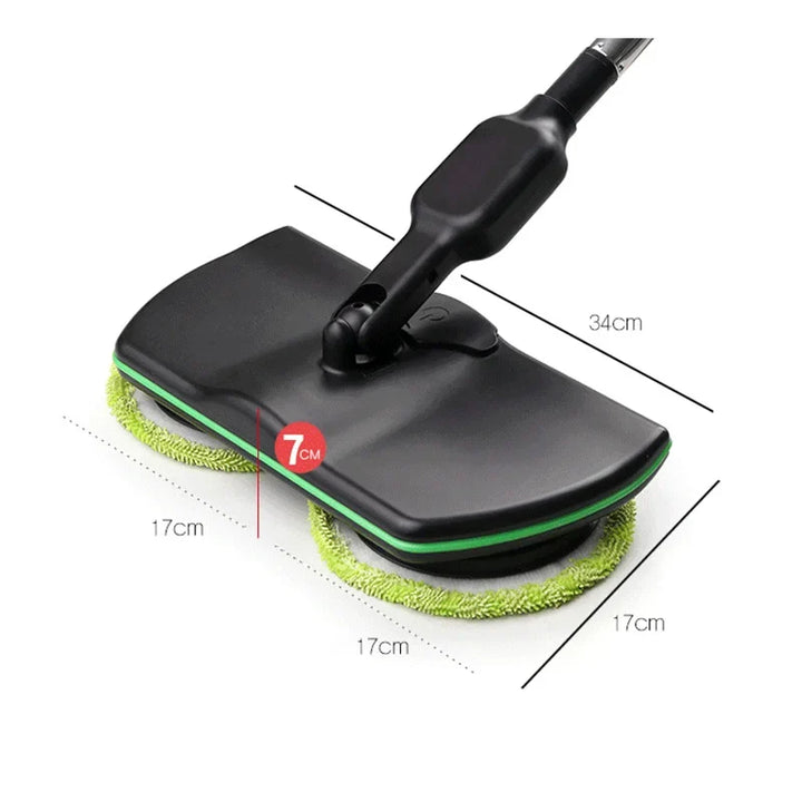 Cordless Electric Spin Mop with Dual Rotating Heads