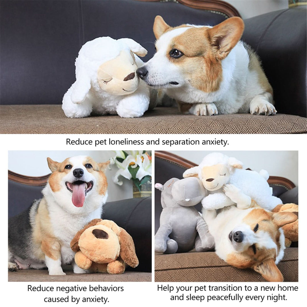 CUDDLEPUP - Soothing Plush Toy with Heartbeat for Puppies