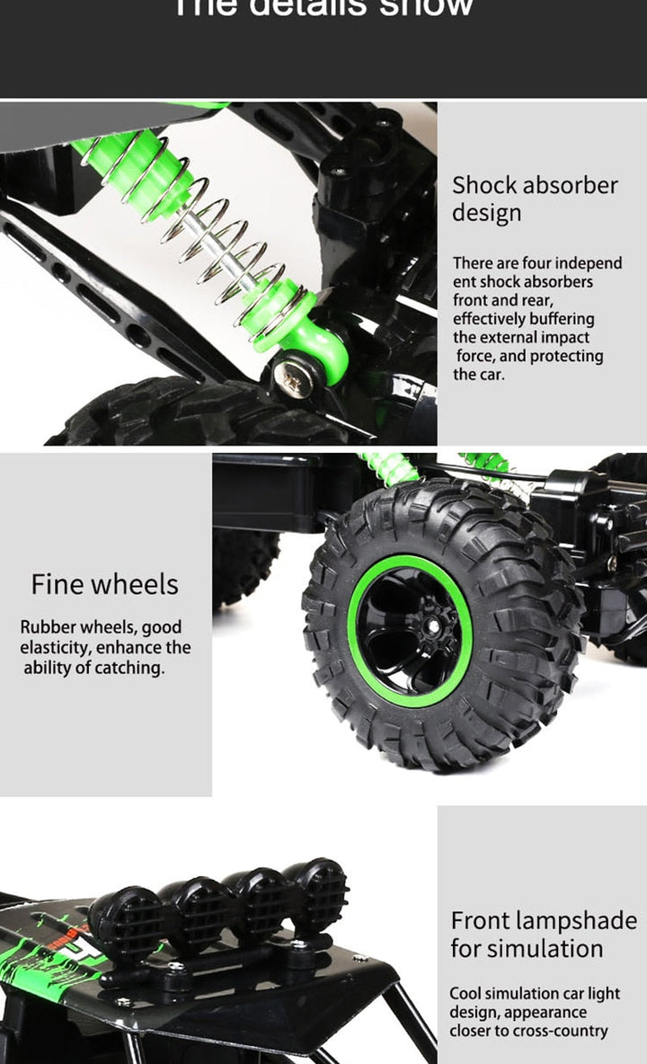1:12 Remote Control 4x4 Monster Truck for Off-Road Fun