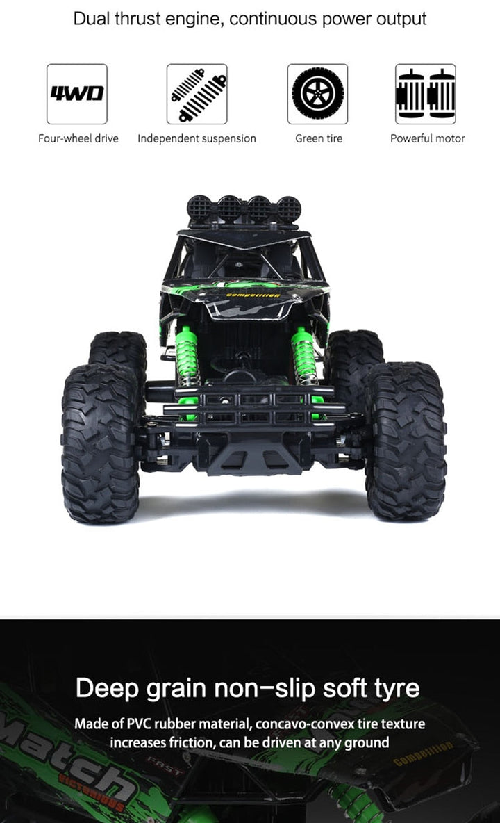 1:12 Remote Control 4x4 Monster Truck for Off-Road Fun
