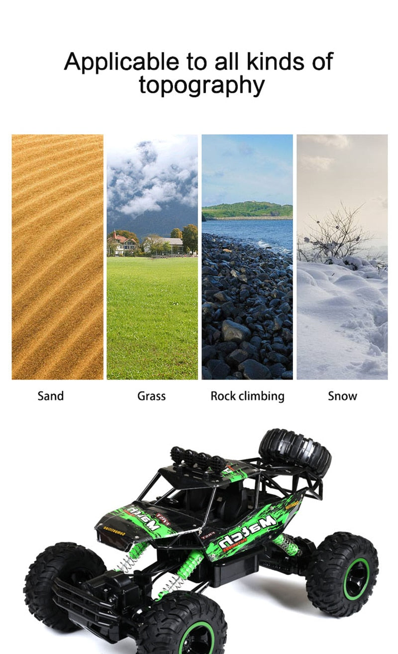 1:12 Remote Control 4x4 Monster Truck for Off-Road Fun