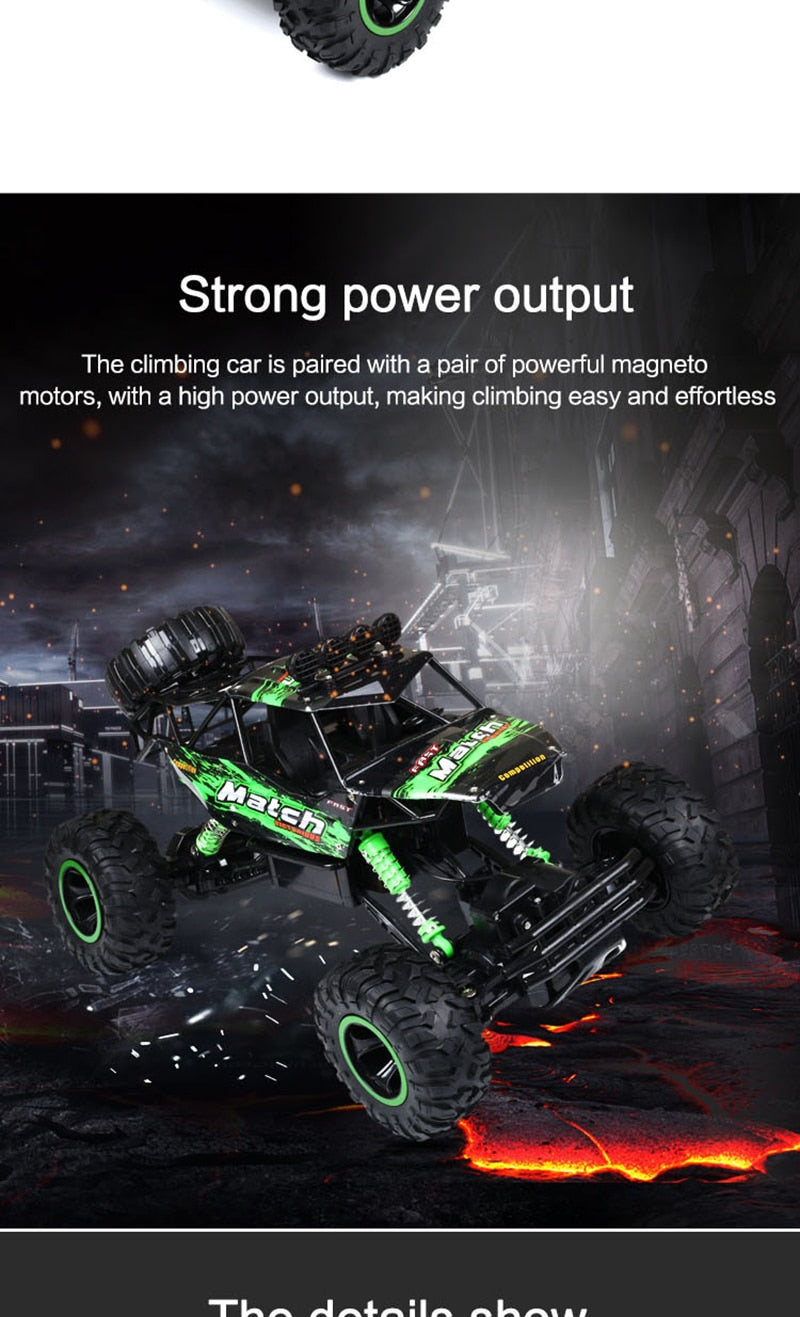 1:12 Remote Control 4x4 Monster Truck for Off-Road Fun