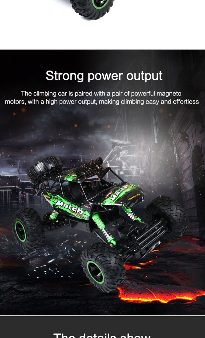 1:12 Remote Control 4x4 Monster Truck for Off-Road Fun