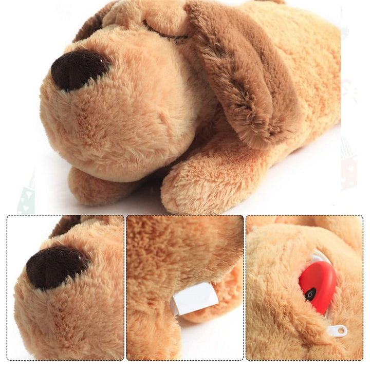 CUDDLEPUP - Soothing Plush Toy with Heartbeat for Puppies