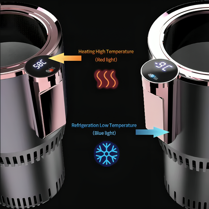 Hot and Cold Drink Holder That Chills in Three Minutes
