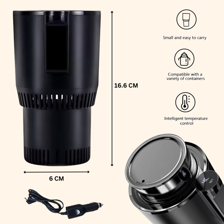 Hot and Cold Drink Holder That Chills in Three Minutes