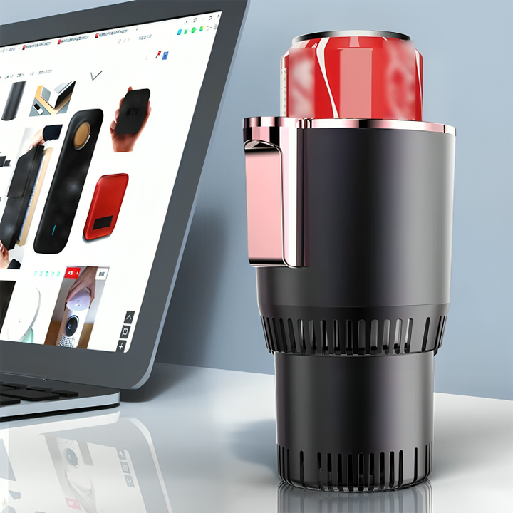 Hot and Cold Drink Holder That Chills in Three Minutes