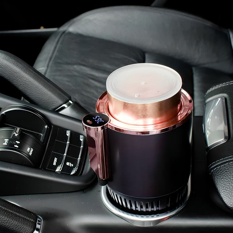 Hot and Cold Drink Holder That Chills in Three Minutes