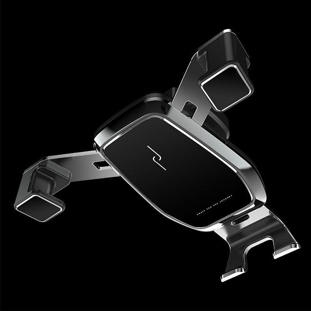Universal Car Phone Mount with One-Hand Use and Full Rotation
