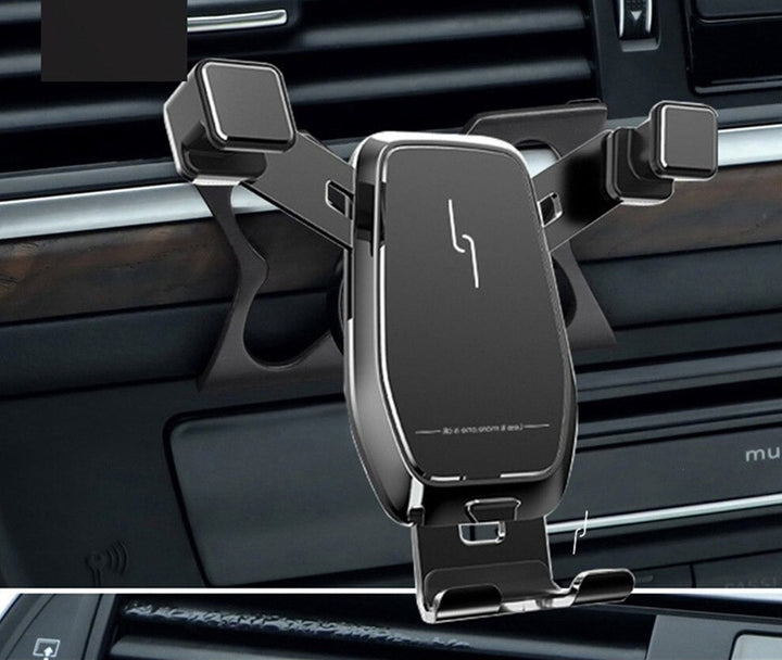 Universal Car Phone Mount with One-Hand Use and Full Rotation