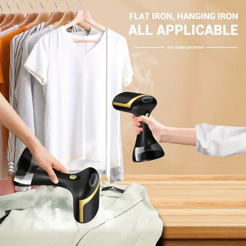 1500W Handheld Garment Steamer with 30-Second Heat-Up
