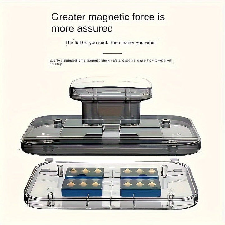 Magnetic Double-Sided Window Cleaner for Insulated Glass