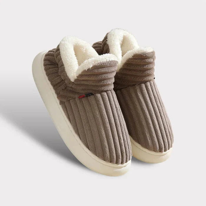 Ultra-Soft Flannel Fleece Slippers with Non-Slip Sole