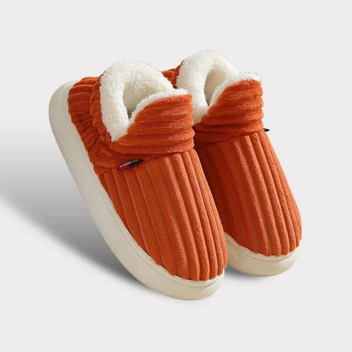 Ultra-Soft Flannel Fleece Slippers with Non-Slip Sole